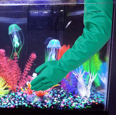 AUTSEEYS Aquarium Gloves reveal long 26 inch coverage to keep forearms dry.