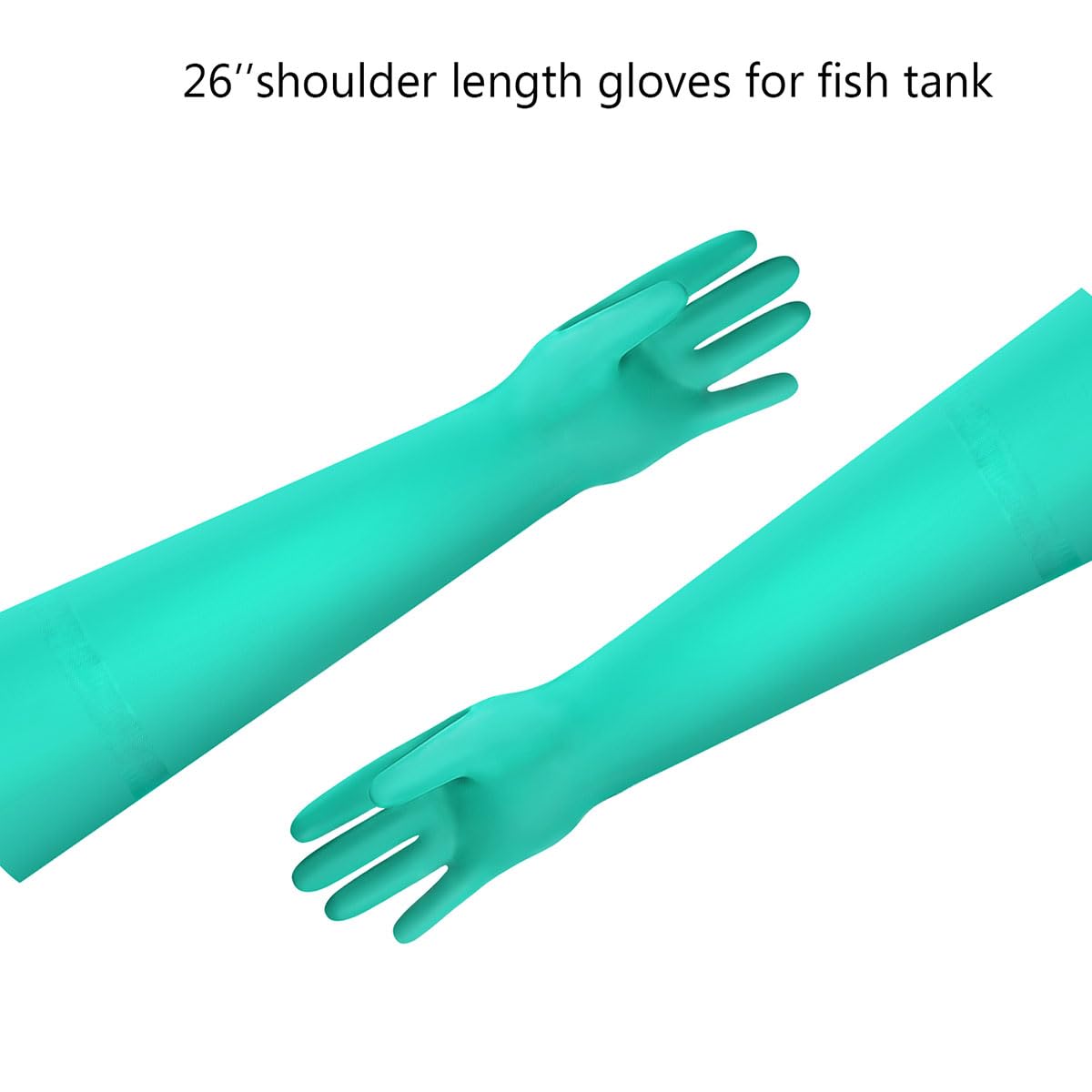 AUTSEEYS Aquarium Gloves highlight seamless integrated molding for durable water tasks.