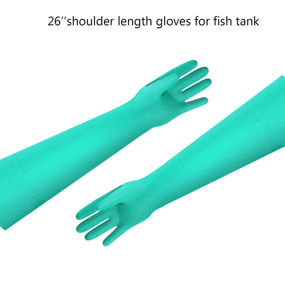 AUTSEEYS Aquarium Gloves highlight seamless integrated molding for durable water tasks.