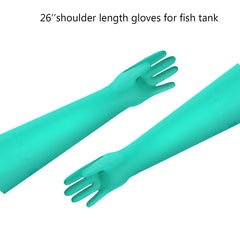 AUTSEEYS Aquarium Gloves highlight seamless integrated molding for durable water tasks.