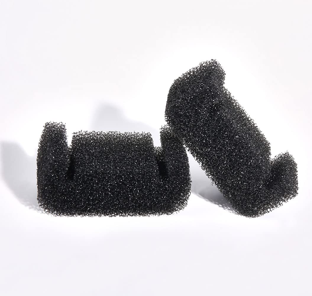 AUTSEEYS sponge close-up shows soft foam that traps hair and dirt.
