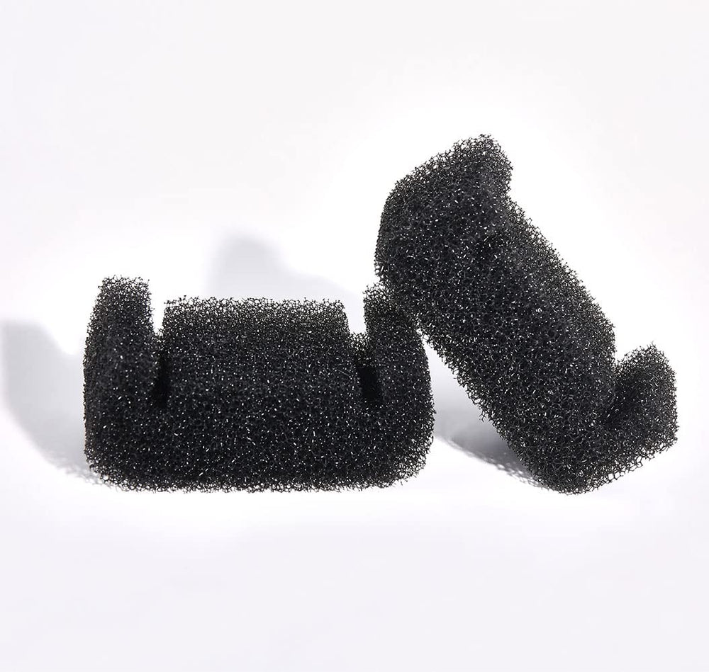 AUTSEEYS sponge close-up shows soft foam that traps hair and dirt.