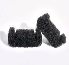 AUTSEEYS sponge close-up shows soft foam that traps hair and dirt.