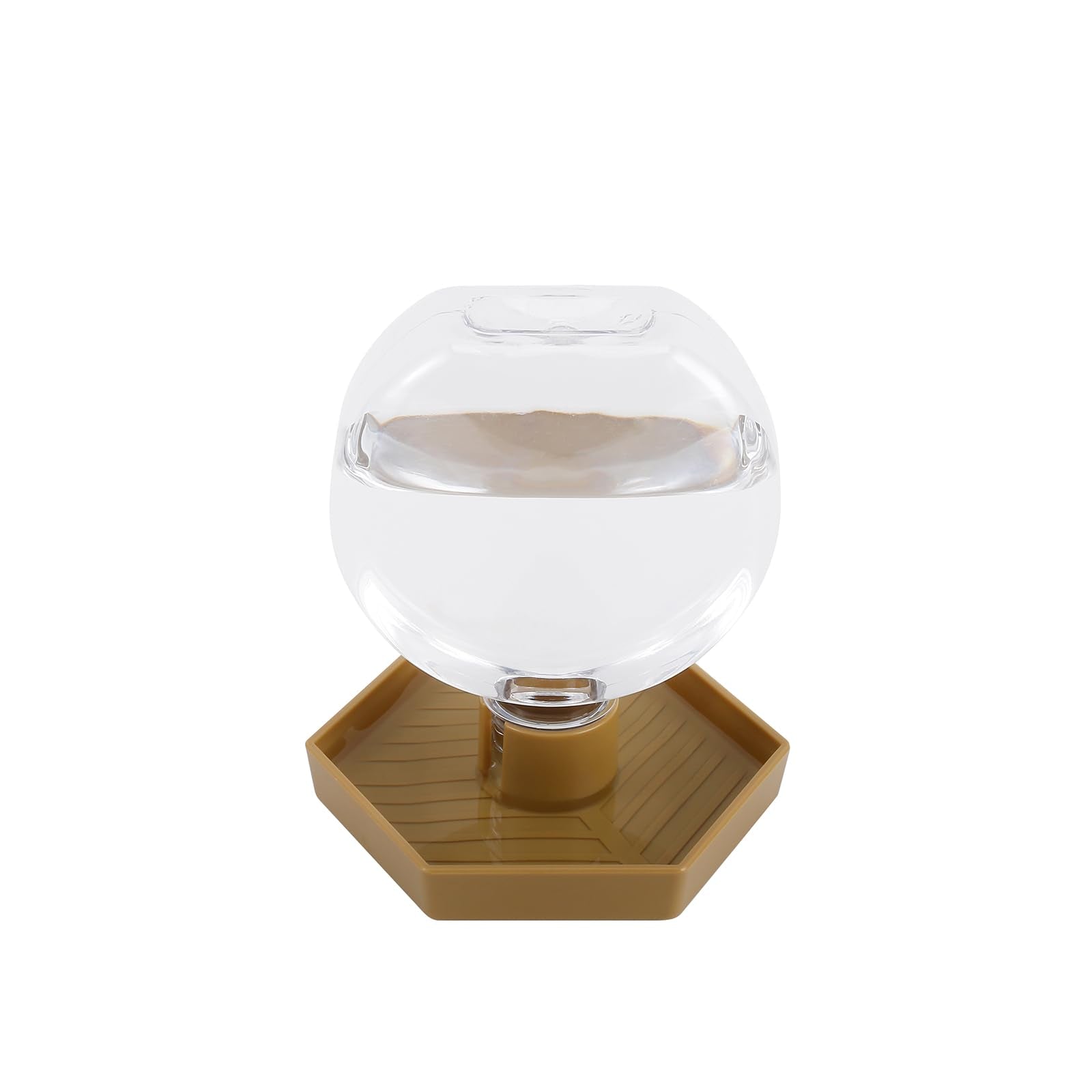 AUTSEEYS reptile water feeder 12oz round bowl keeps terrarium hydrated.