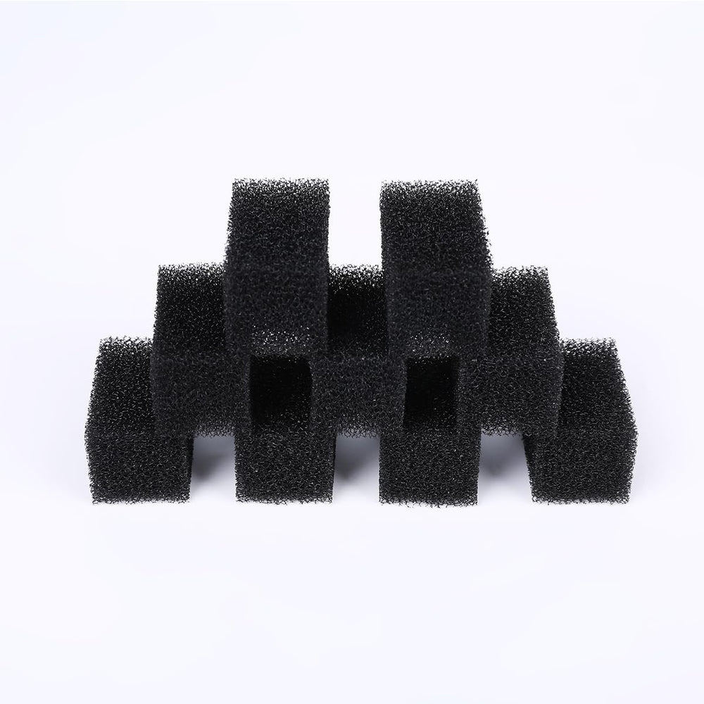 AUTSEEYS stainless steel fountain compatibility note for rectangle-slot sponges.