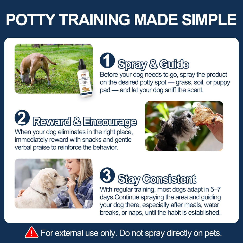 AutumnNest lawn and patio potty area spray for outdoor training