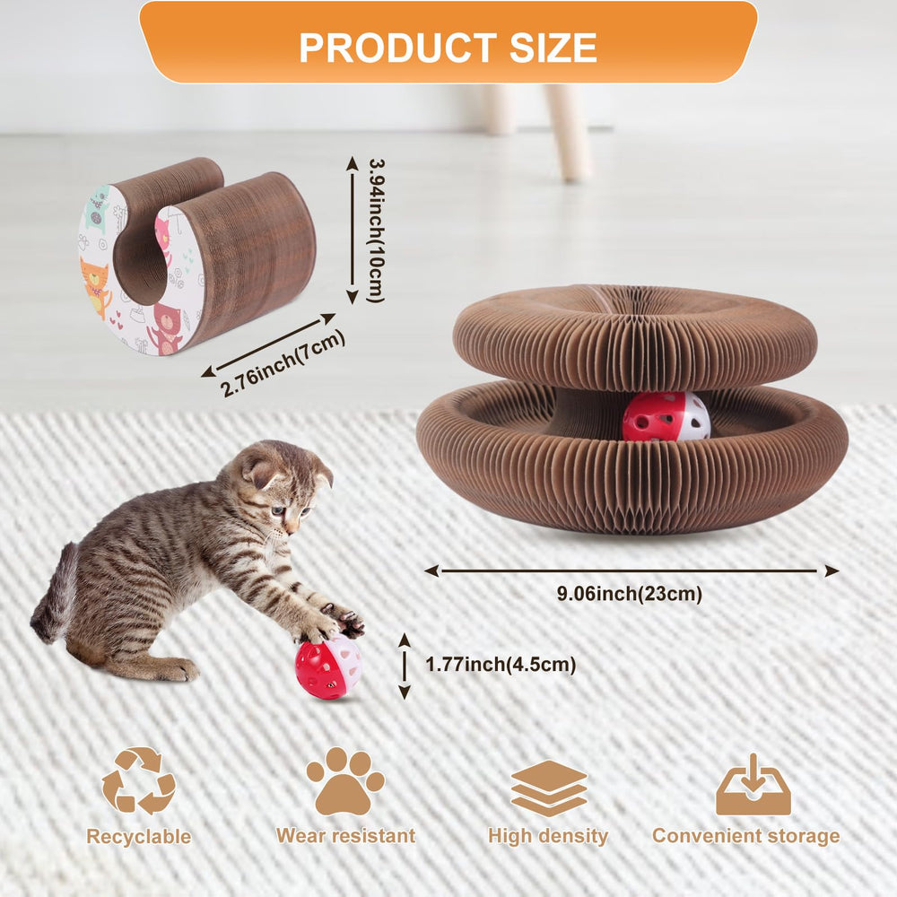 Autyomo Kitty Curlz recyclable cardboard highlighting sustainable, eco-friendly materials.