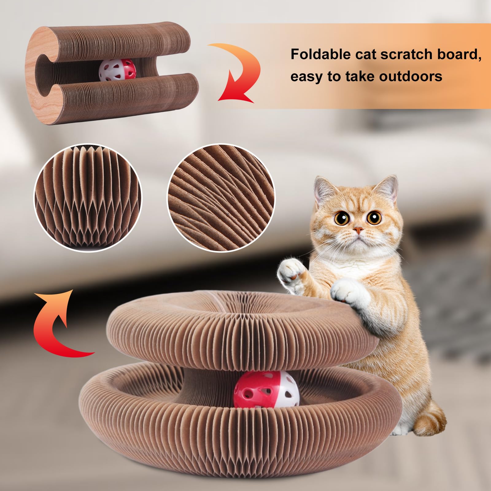 Autyomo Kitty Curlz compact foldable design for space-saving storage.