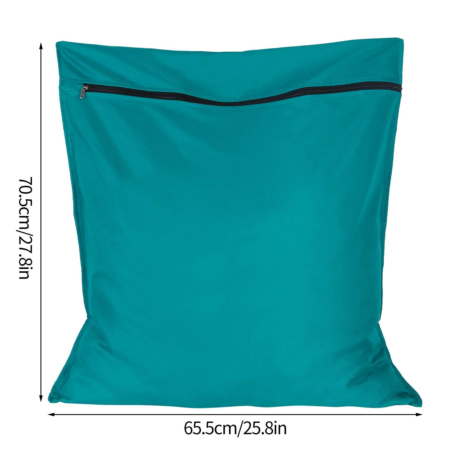 AUXSOUL bag lake blue close-up shows durable terylene fabric.