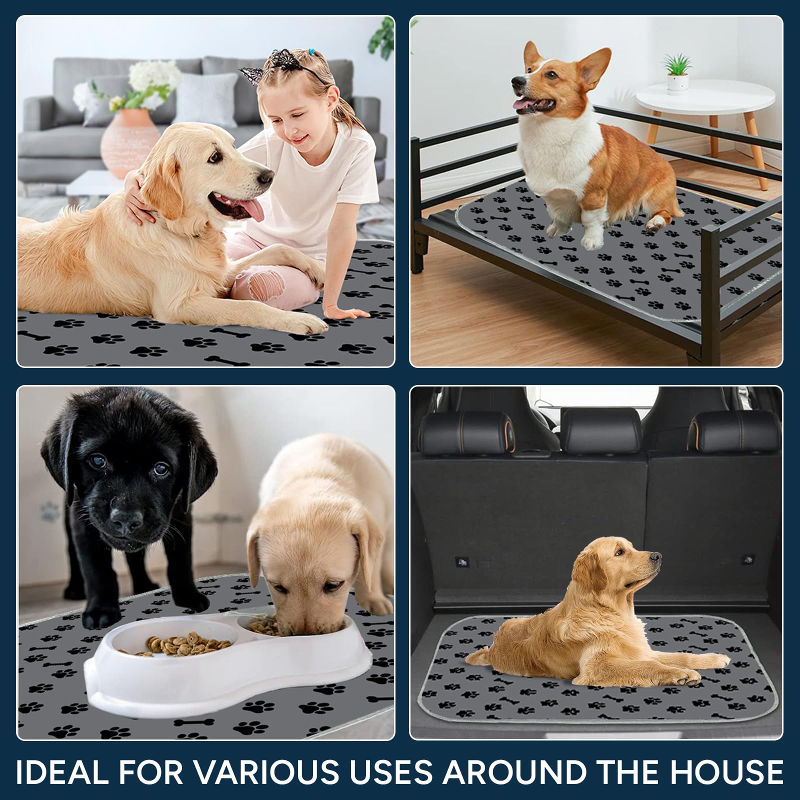 Avalon Care multi-use pad protects crates, kennels, car seats, and beds.