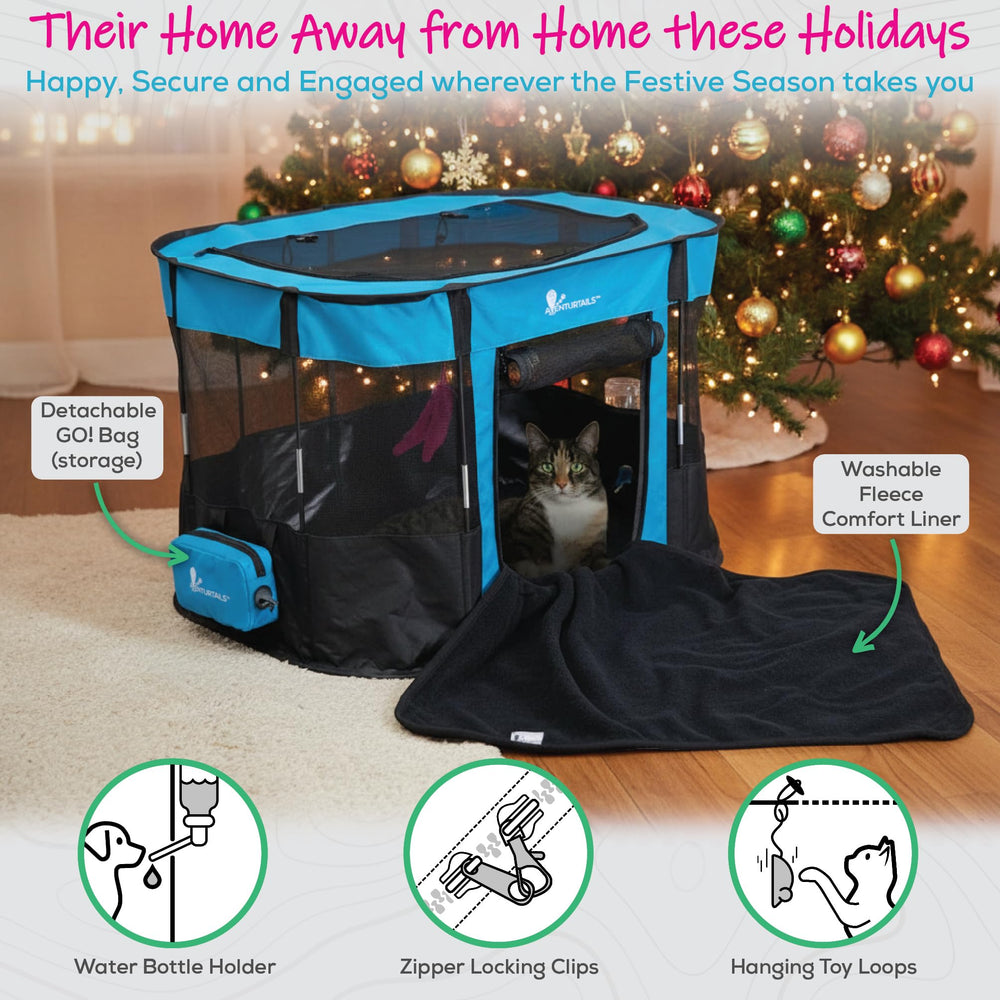 AVENTURTAILS folding setup steps showcase quick, simple assembly