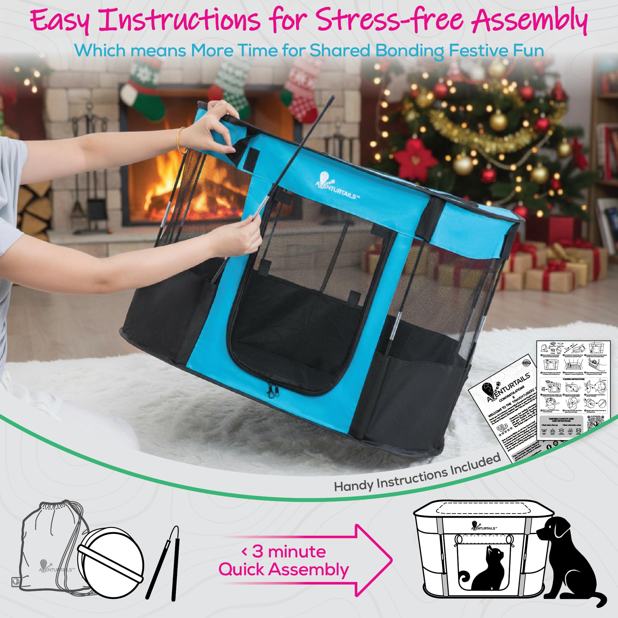 AVENTURTAILS yard-use setup demonstrates versatile outdoor use