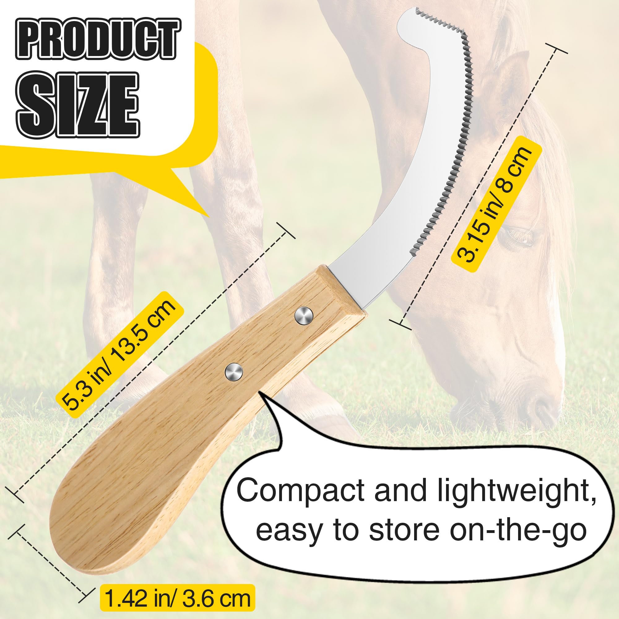 Avenuebool Bot Egg Knife supports horse grooming beyond bot eggs in mane and tail care