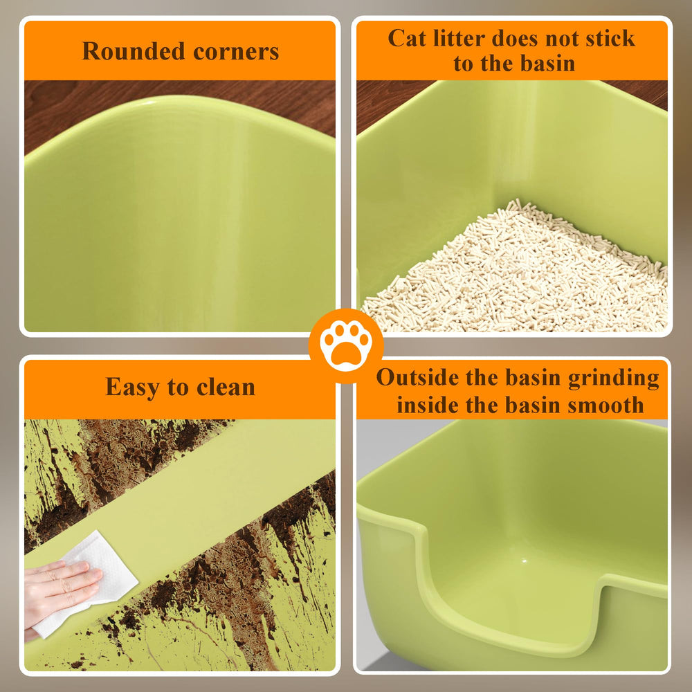 AVIUIA durable non-stick bottom litter box simplifies cleaning and maintenance