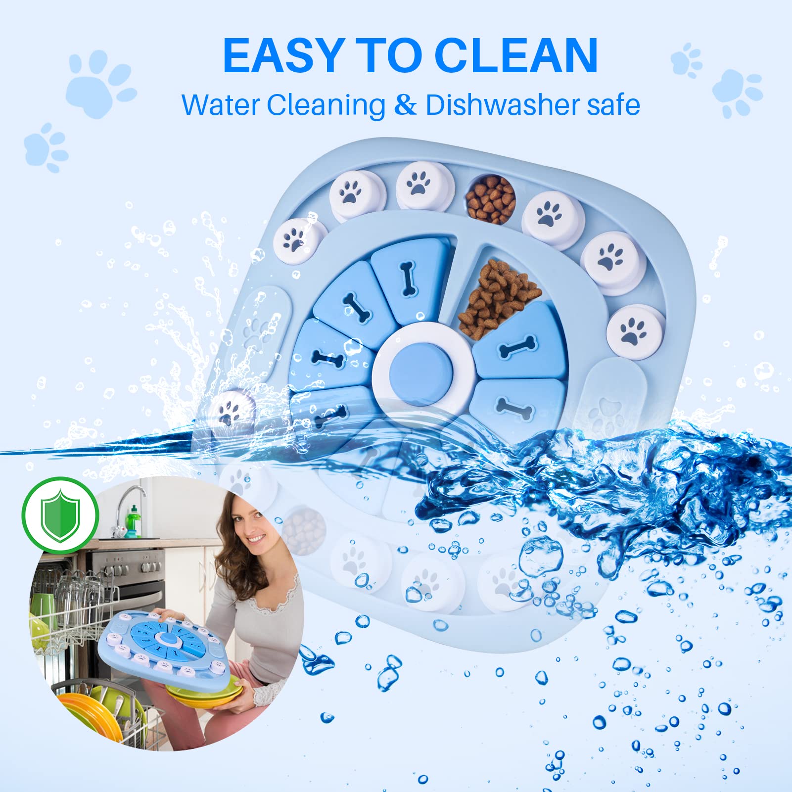 AVOAR Puzzle Feeder non-slip bottom keeps activity steady during meals.