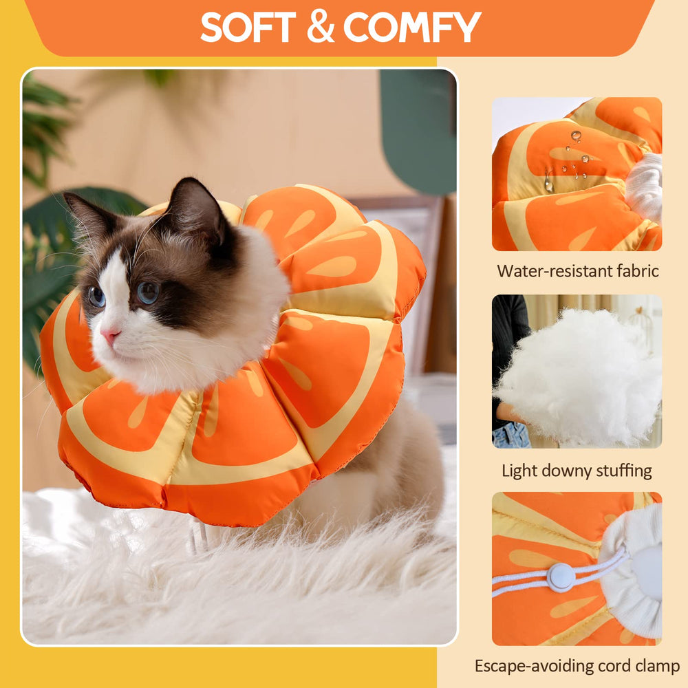 Avont cat cone soft Tangerine machine-washable design keeps cleaning quick and simple