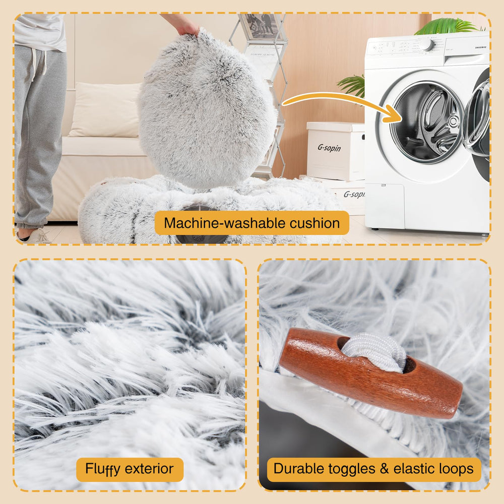 Avont machine-washable central cushion offers easy cleaning and plush softness.