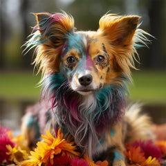 Avont dampen coat preparation for darker fur coloring.