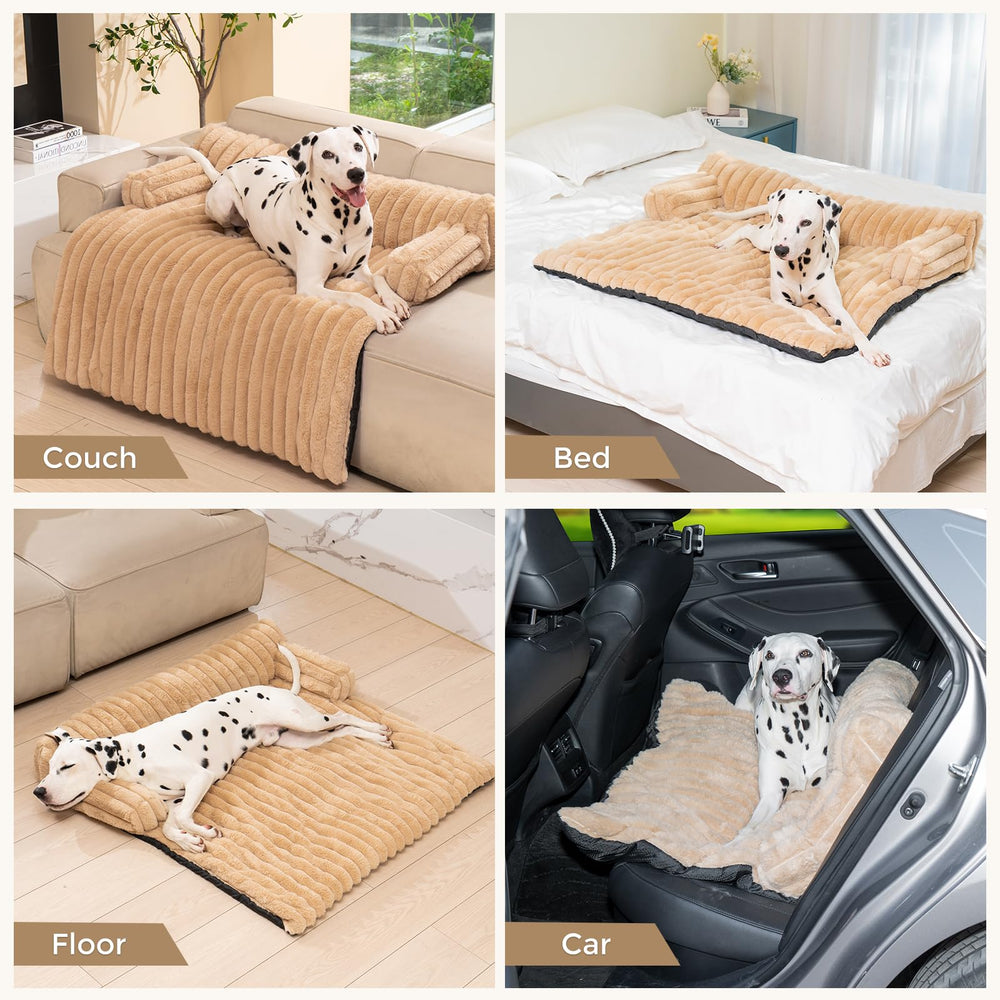 Avont dog bed mat removable washable cover for easy cleaning.