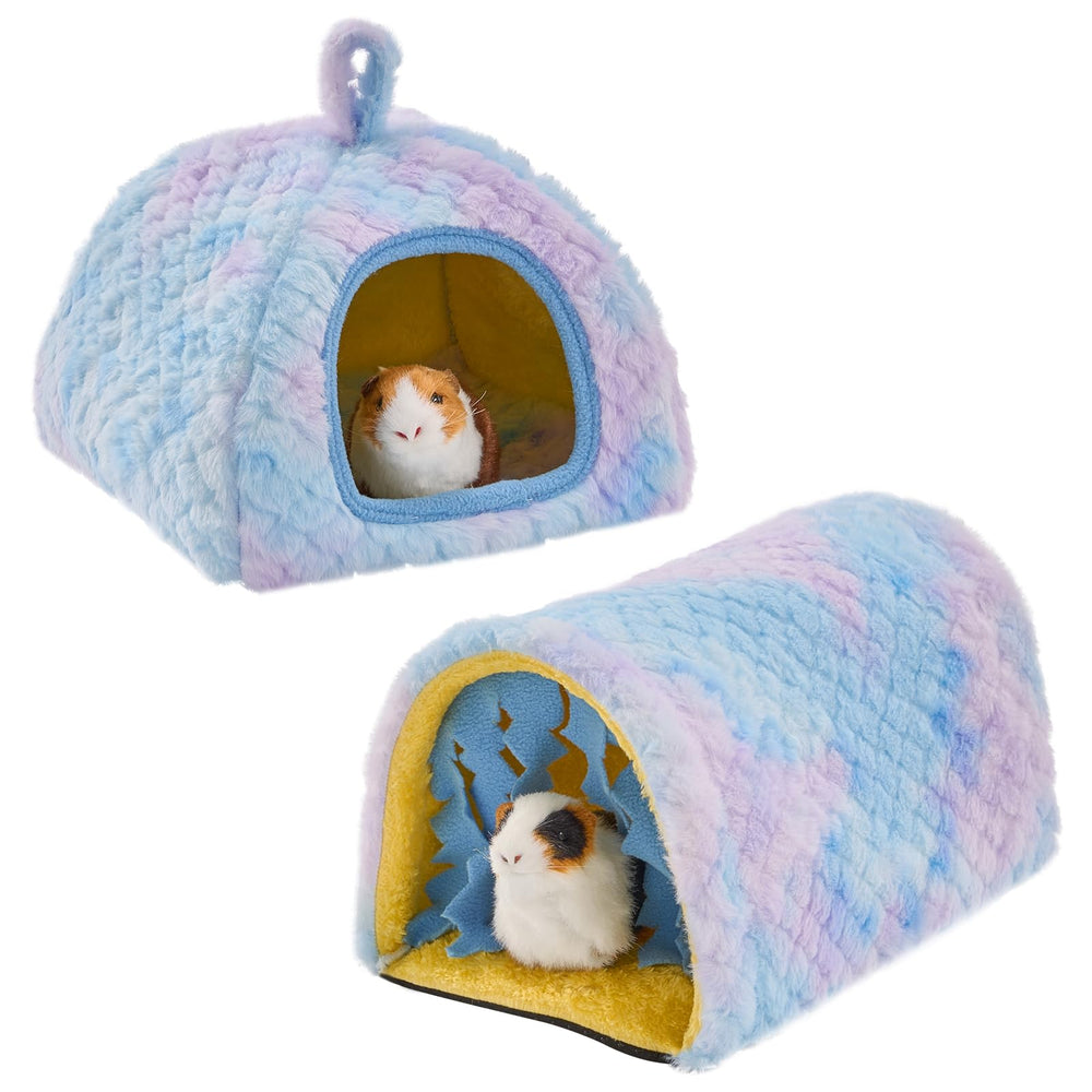 Avont Guinea Pig Hideout Bed Blue provides a cozy retreat for small pets