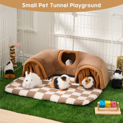 Avont large hideaway play tube entrance fringe supports playful exploration.