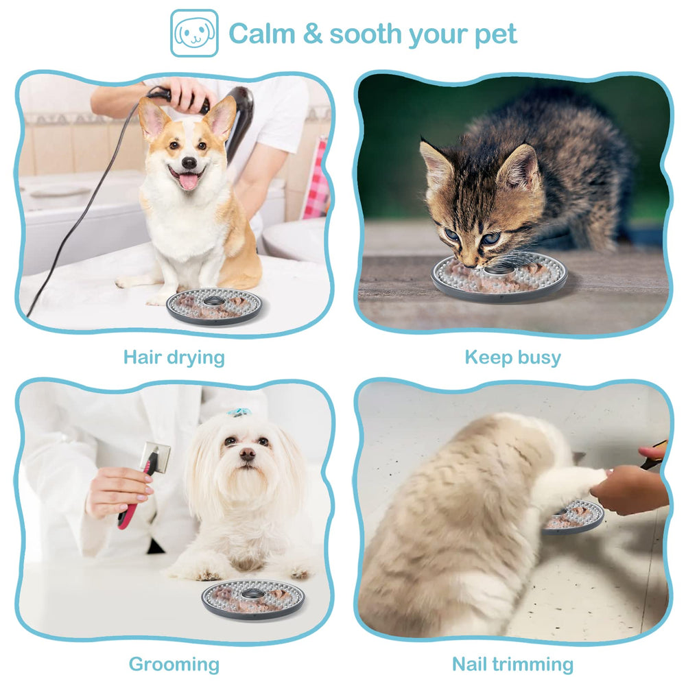 Avont Lick Mat helps with anxiety relief during grooming and storms.