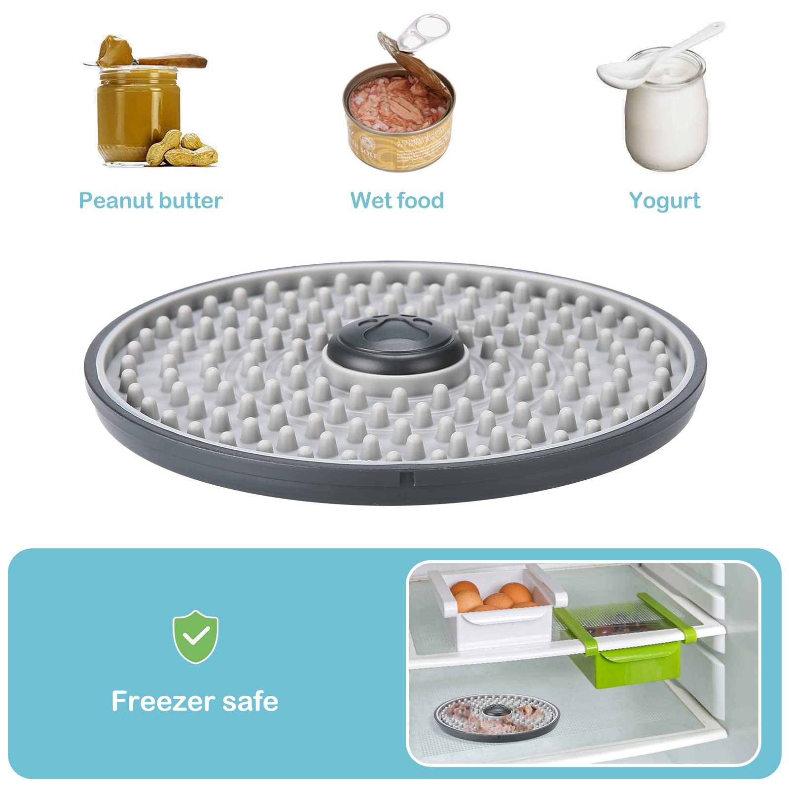 Avont Lick Mat dishwasher safe for easy cleanup after treats.
