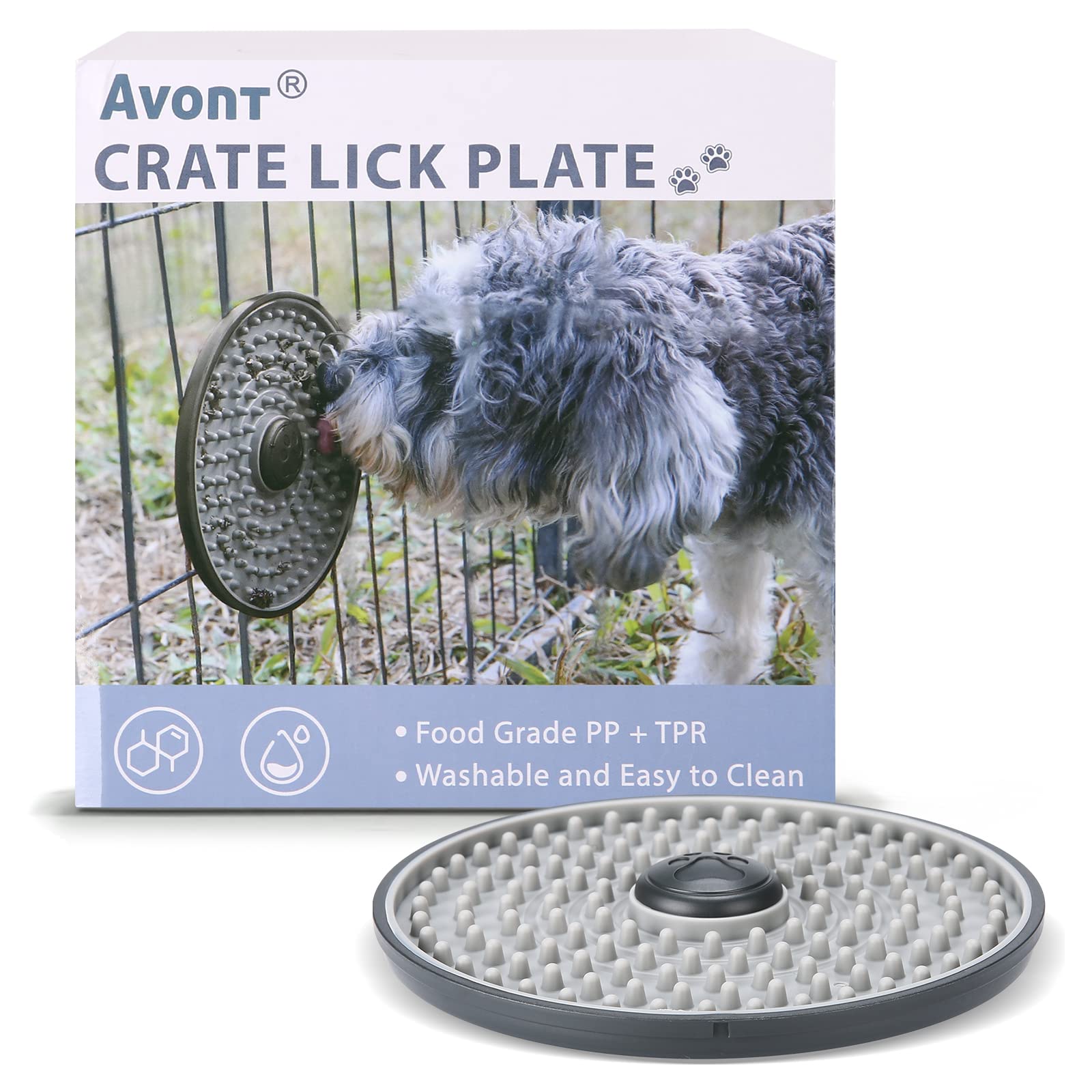 Avont Lick Mat use under supervision during sessions for safety.