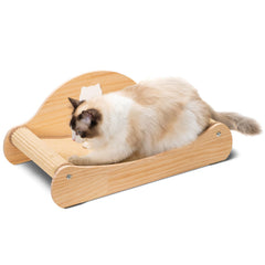 Avont Sisal Cat Scratcher Bed—sisal mat closeup supports clean claws and mess-free play.