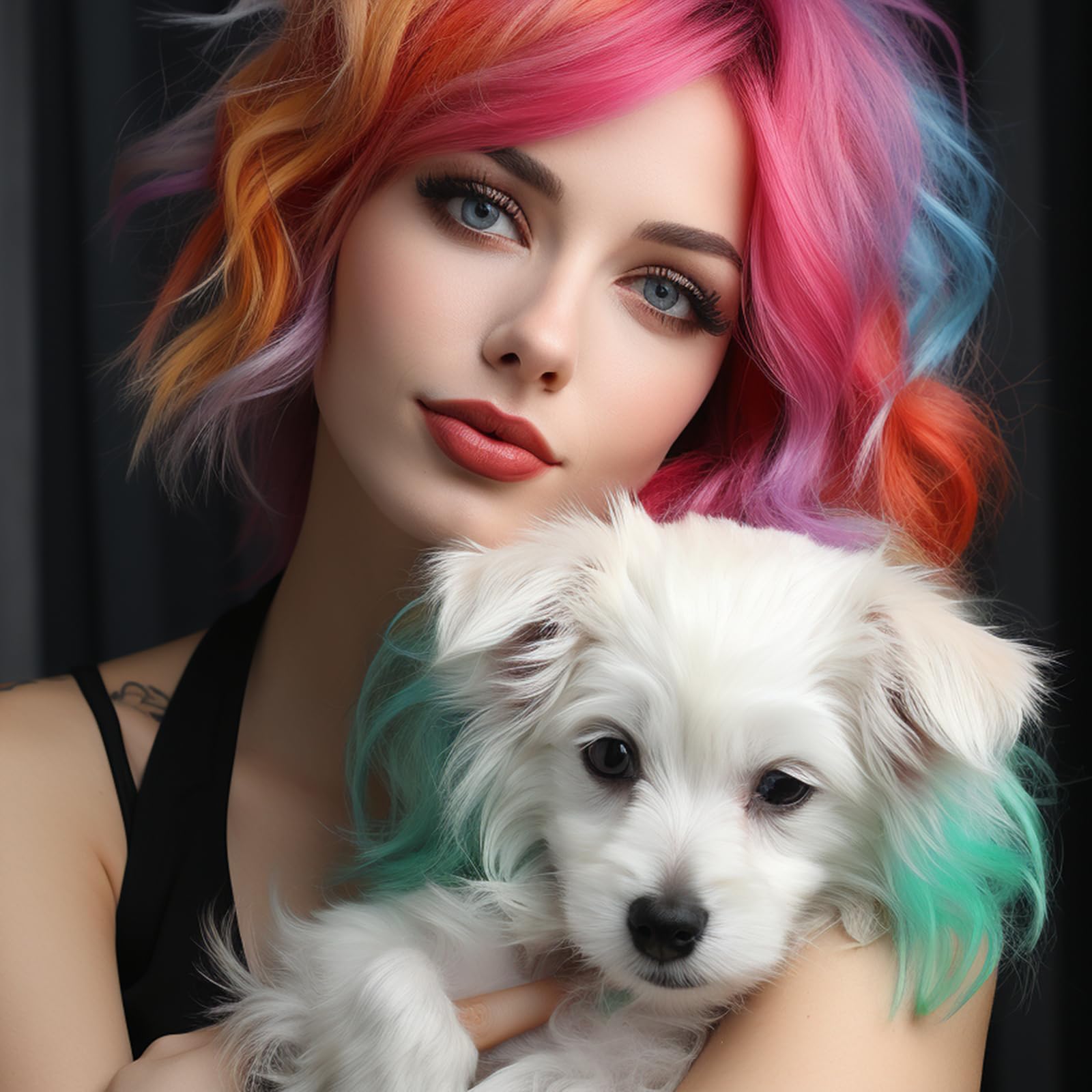 Avont water-soluble formula rinses clean with water or shampoo.