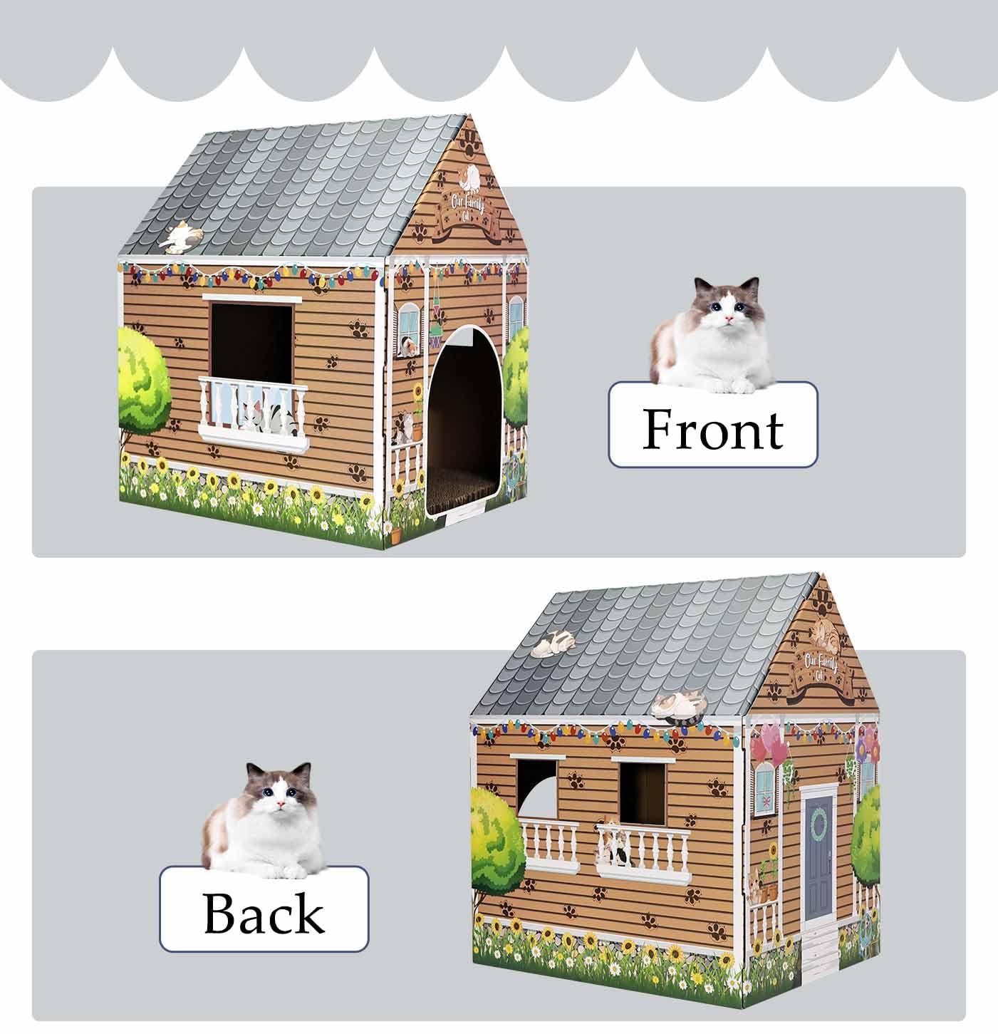 AVXINSOK cat scratch pad detail highlighting built-in surface