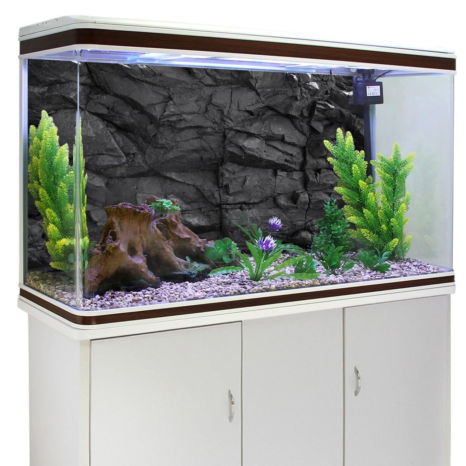 AWERT black rock backdrop offers HD imagery that creates depth and lifelike scenery