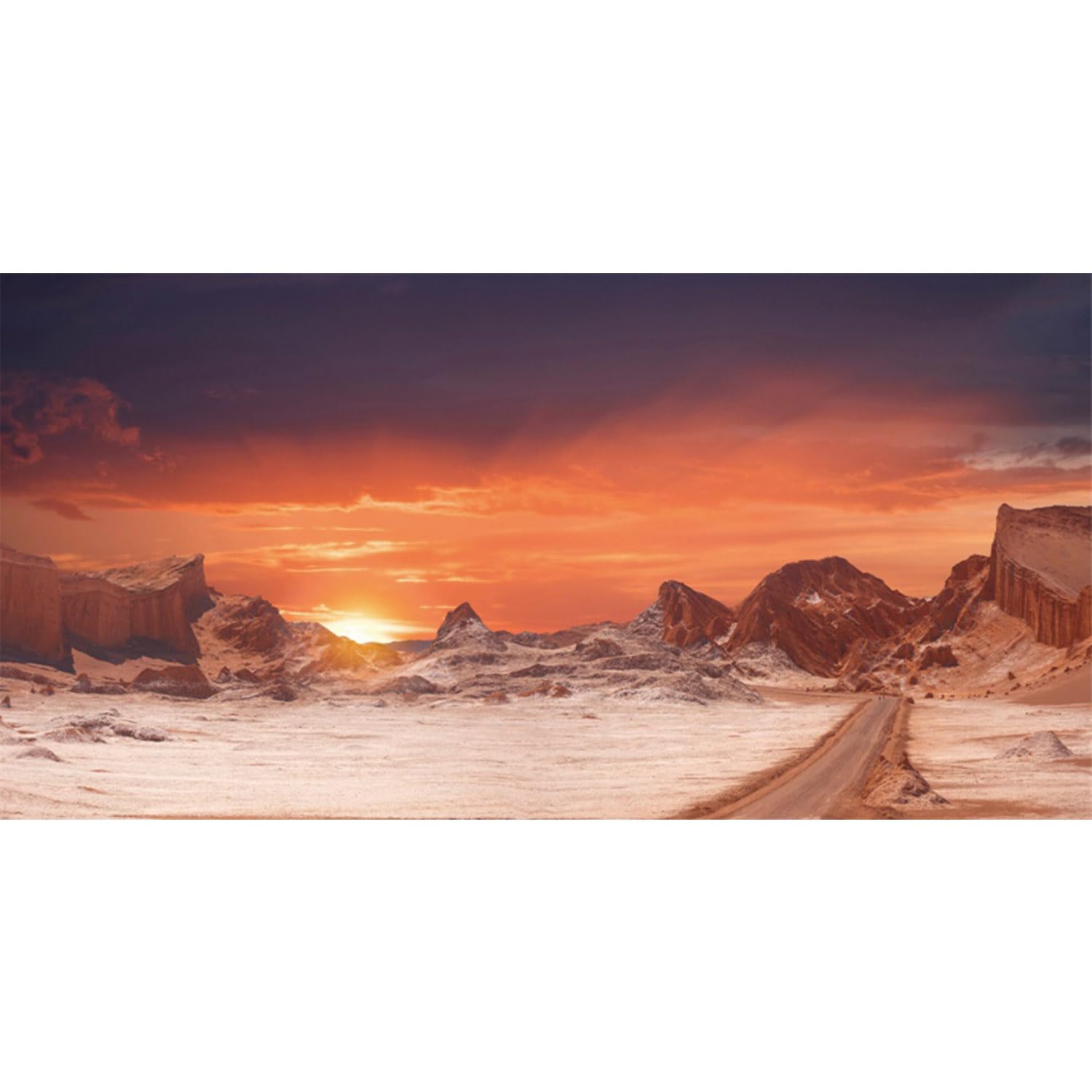AWERT sun-desert terrarium background with orange dunes adds depth and vibrancy to your habitat.