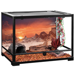 AWERT terrarium background includes 8 EVA tapes for quick secure installation.