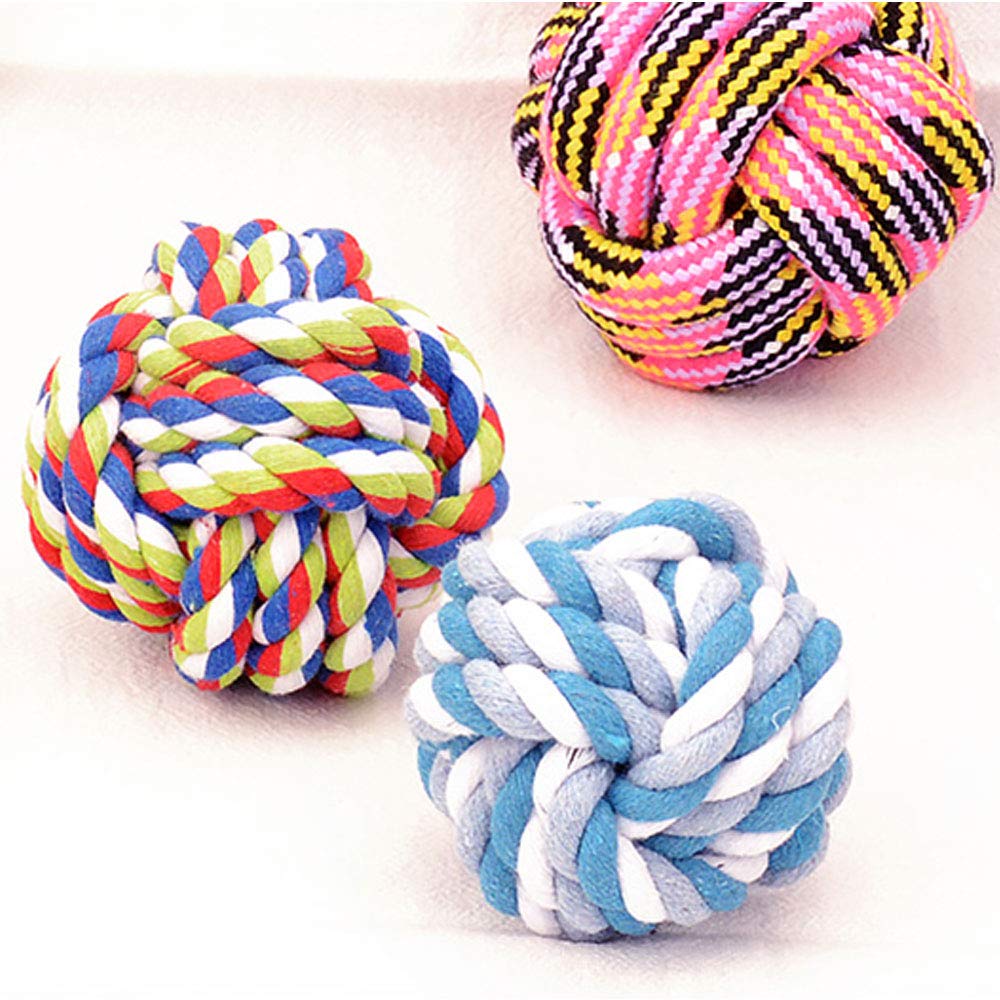 Awgusu Dog Rope Ball 2Pack dogs-enjoying-play captures joyful interactive moments.