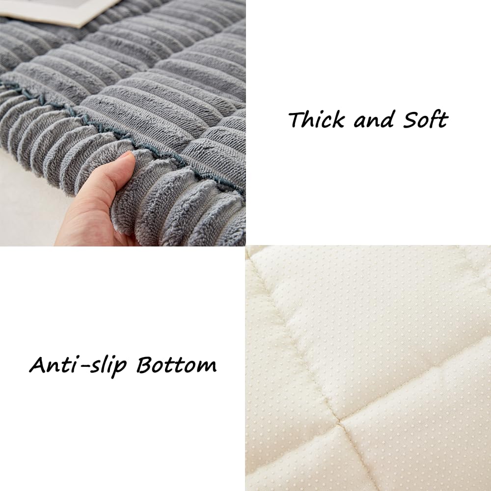 Awjcsv gray backseat protector protects seats while offering soft comfort