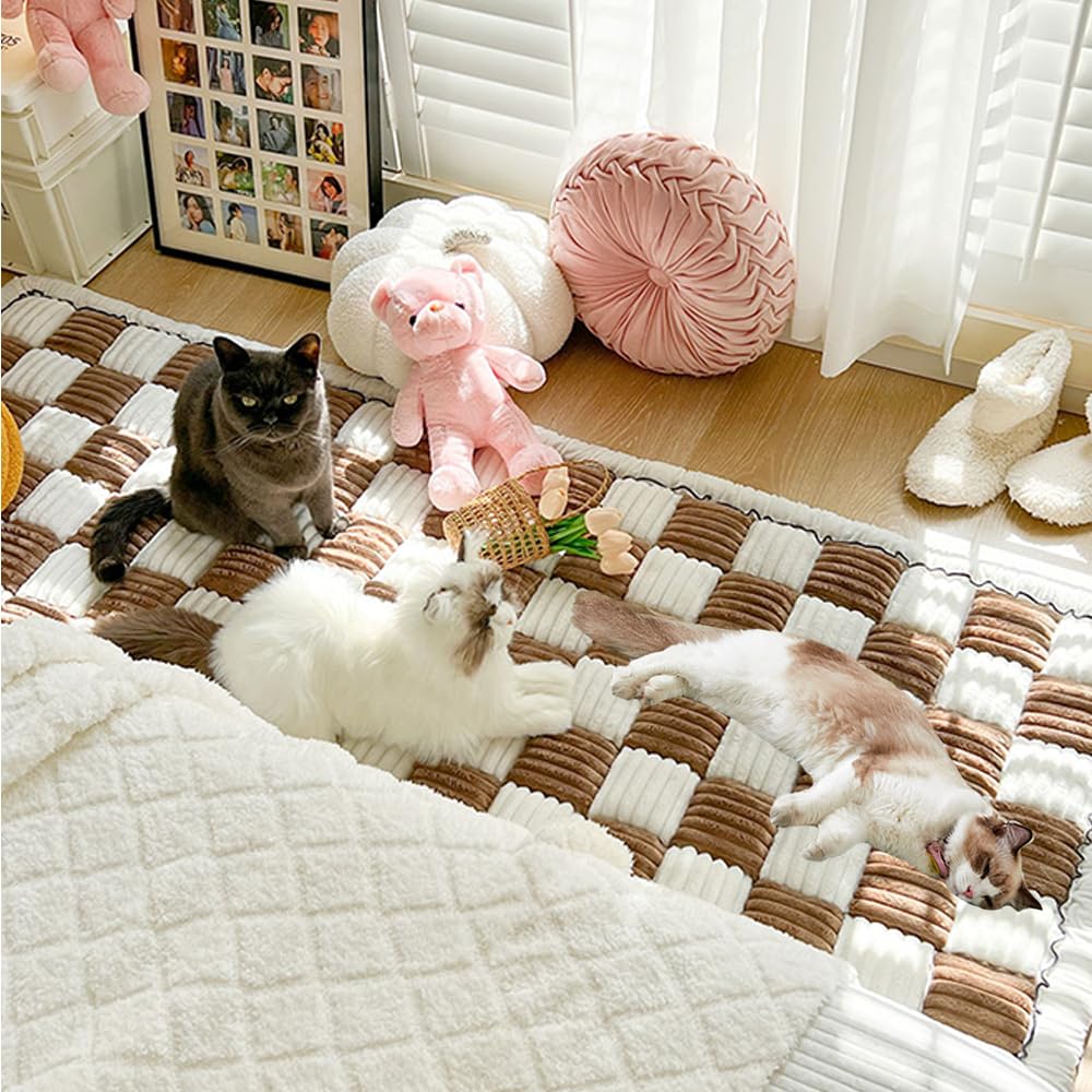 Awjcsv pet-friendly soft-flannel closeup highlights cozy material.