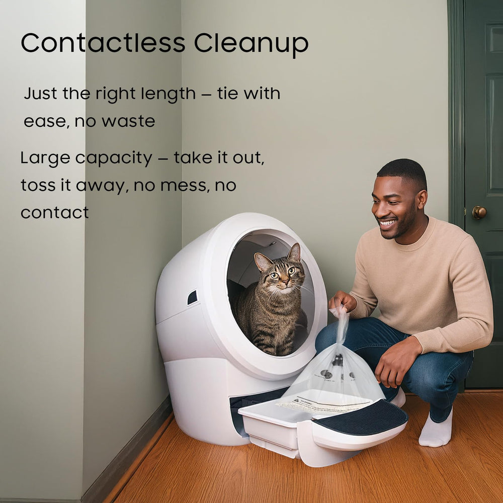 AWoHH 9-11 gallon capacity liner is thick and odor-blocking for cleaner spaces.