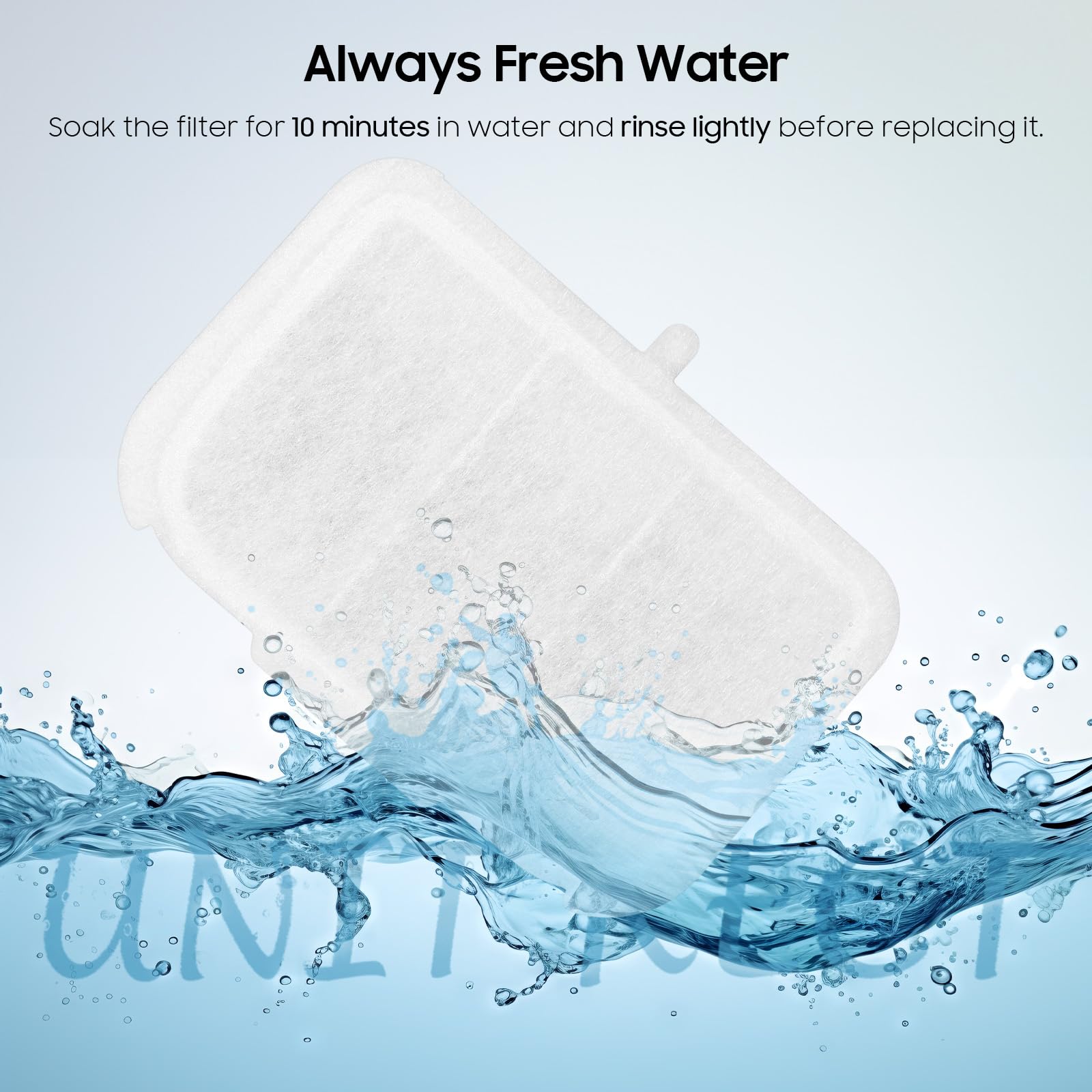 AWoHH activated carbon layer reduces odors and chlorine for fresher water