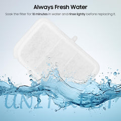 AWoHH activated carbon layer reduces odors and chlorine for fresher water