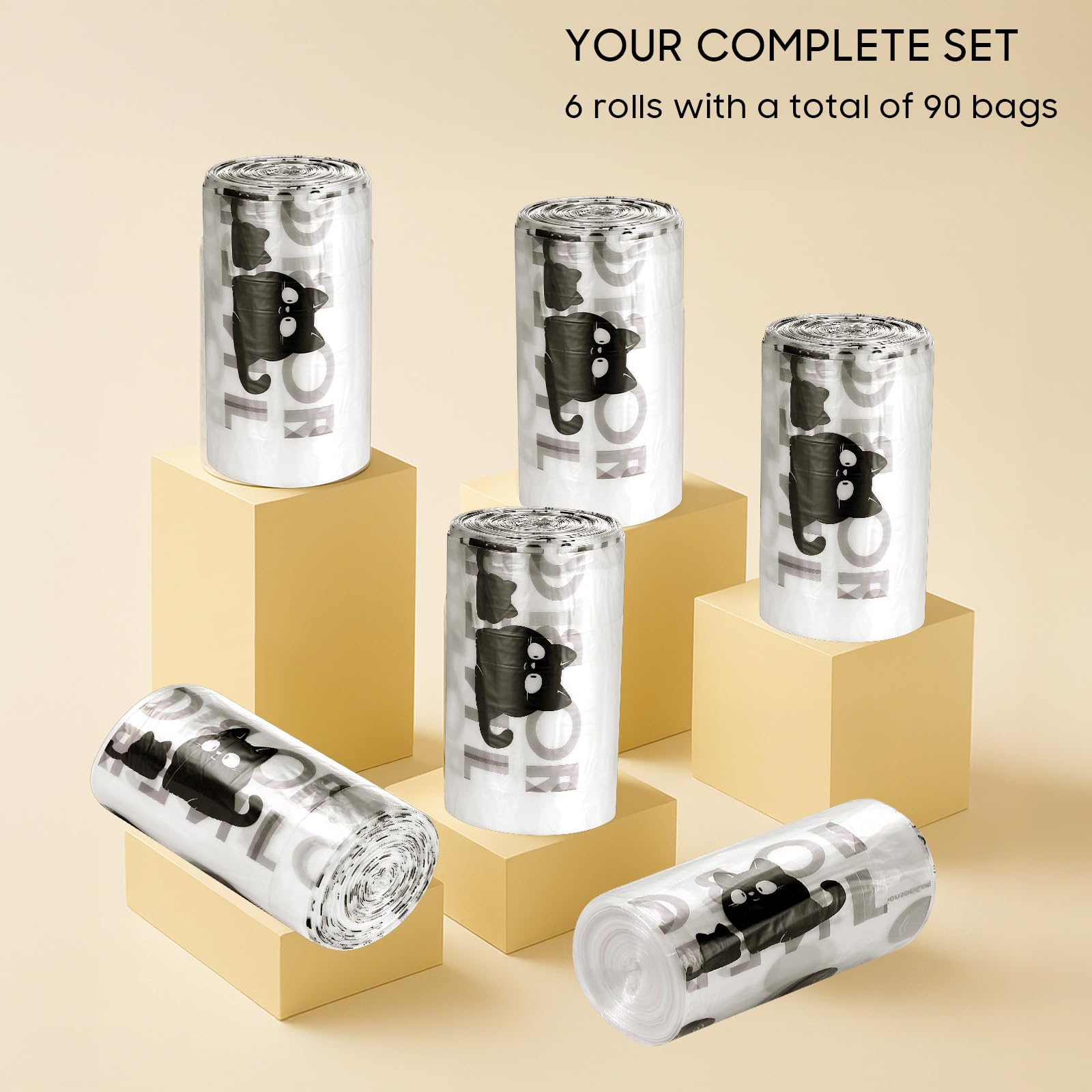 AWoHH high-density bags hold up to 22 lb with leak resistance.