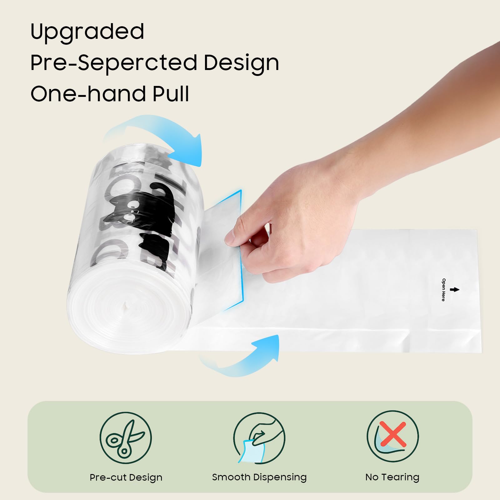 AWoHH bags are easy to install and replace in the waste drawer.