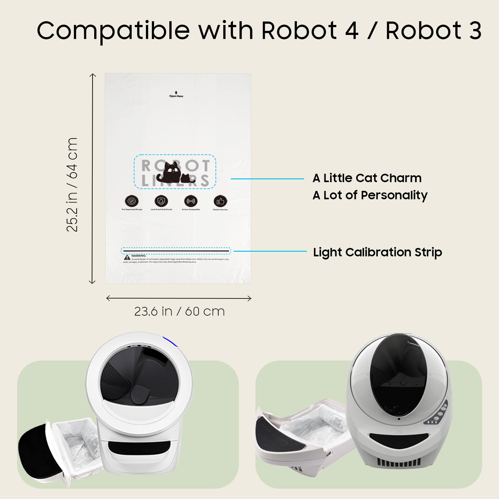 AWoHH installation view demonstrates easy fit for Litter Box Robot 3 and 4.