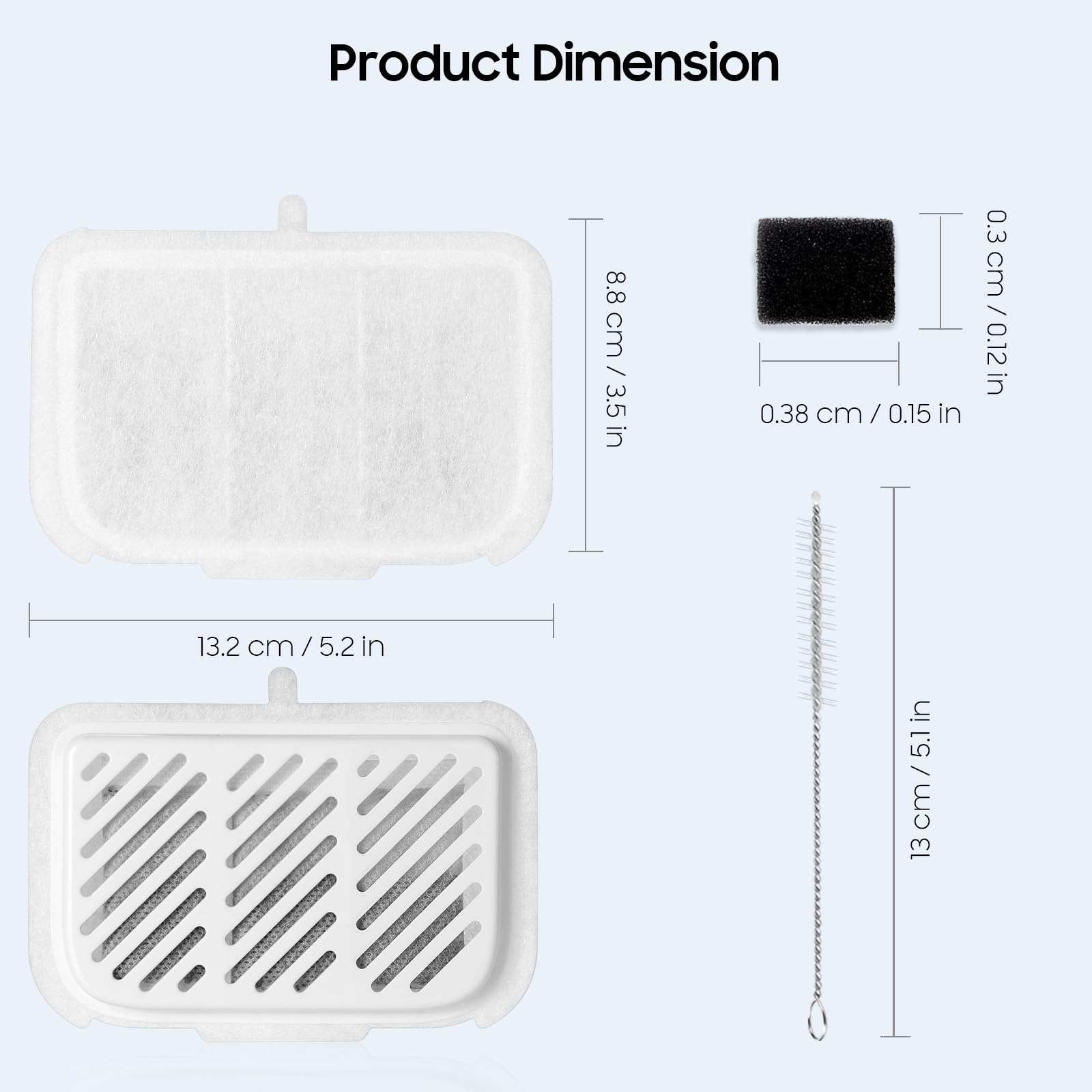 AWoHH replacement foam pump filter supports reliable filtration