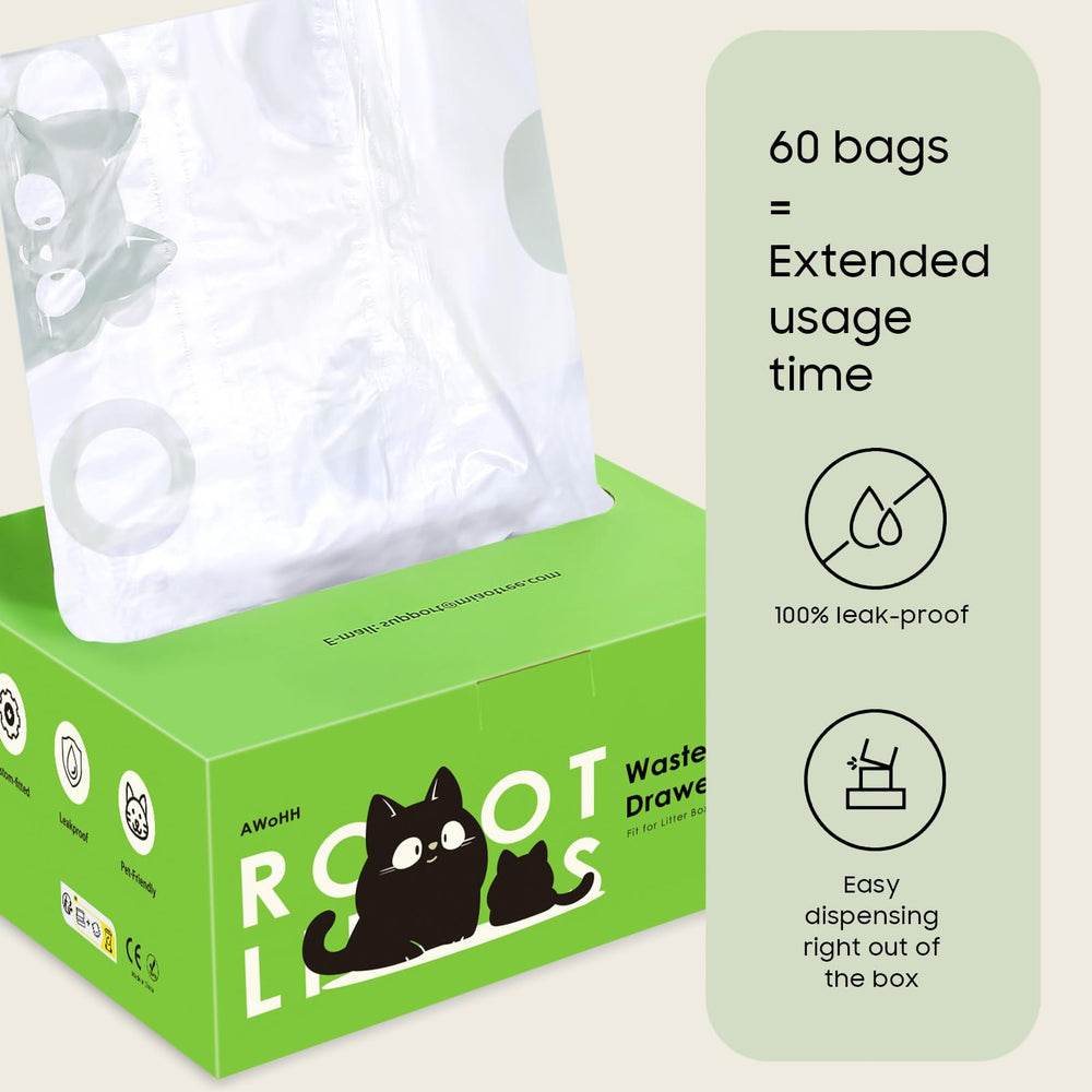Tear-free, heavy-duty bags designed for quiet, pet-friendly use