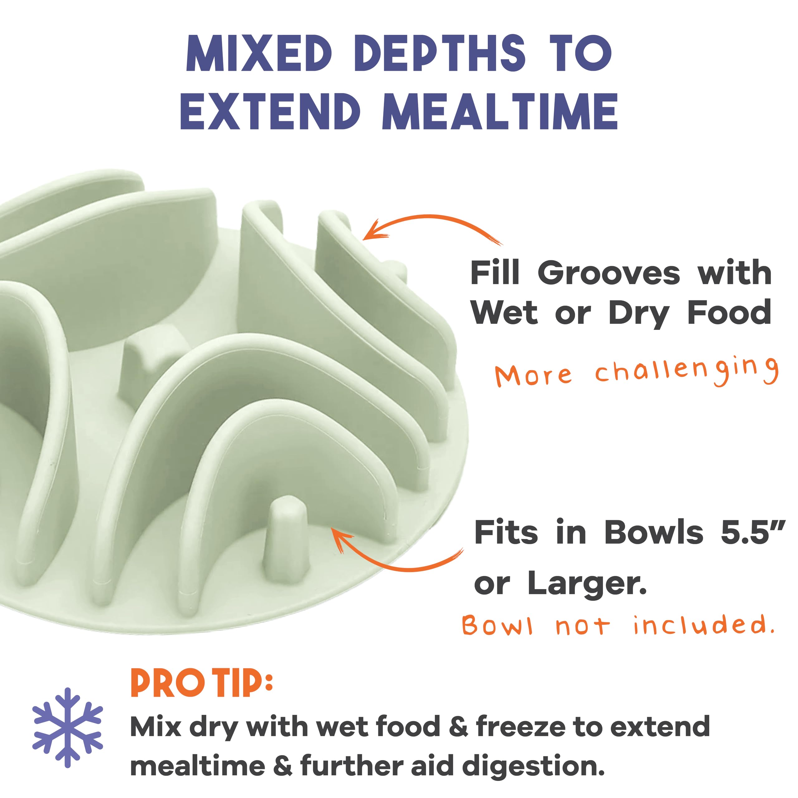 Awoo Great Vibes dishwasher-safe design simplifies cleaning after wet or dry foods.