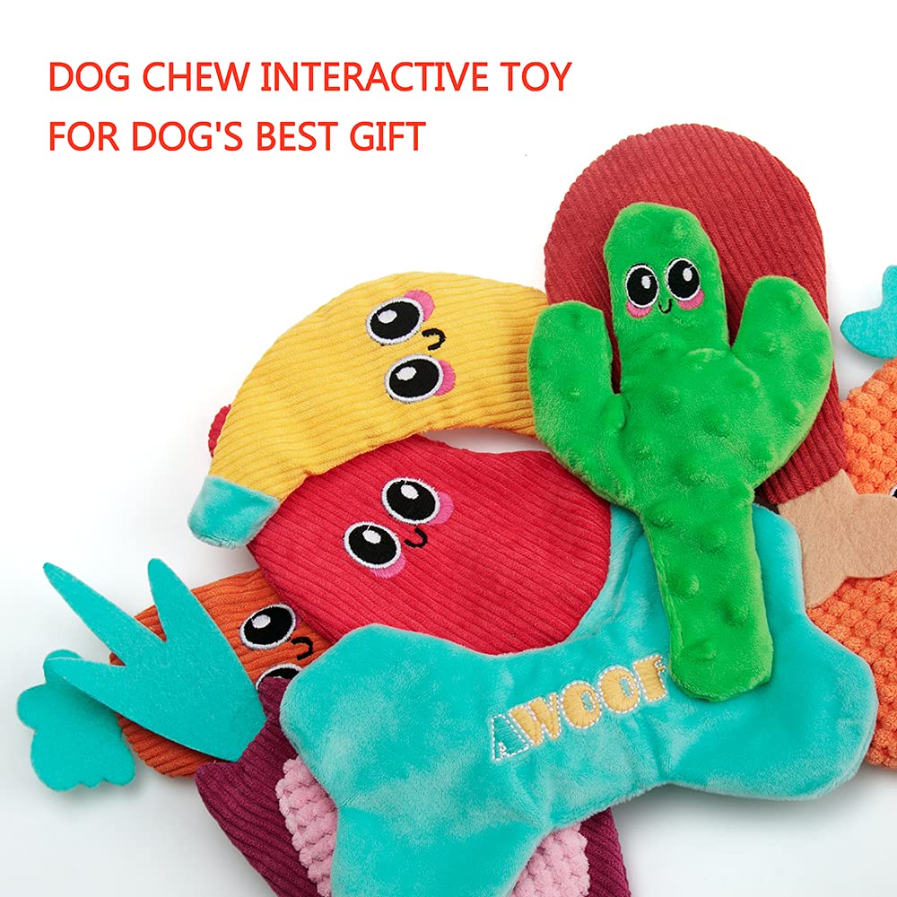 AWOOF lightweight plush dog toy designed for small dogs and puppies
