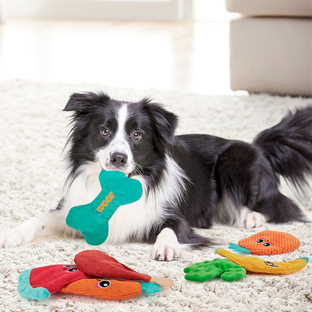 AWOOF machine-washable dog toy for easy cleanup after play