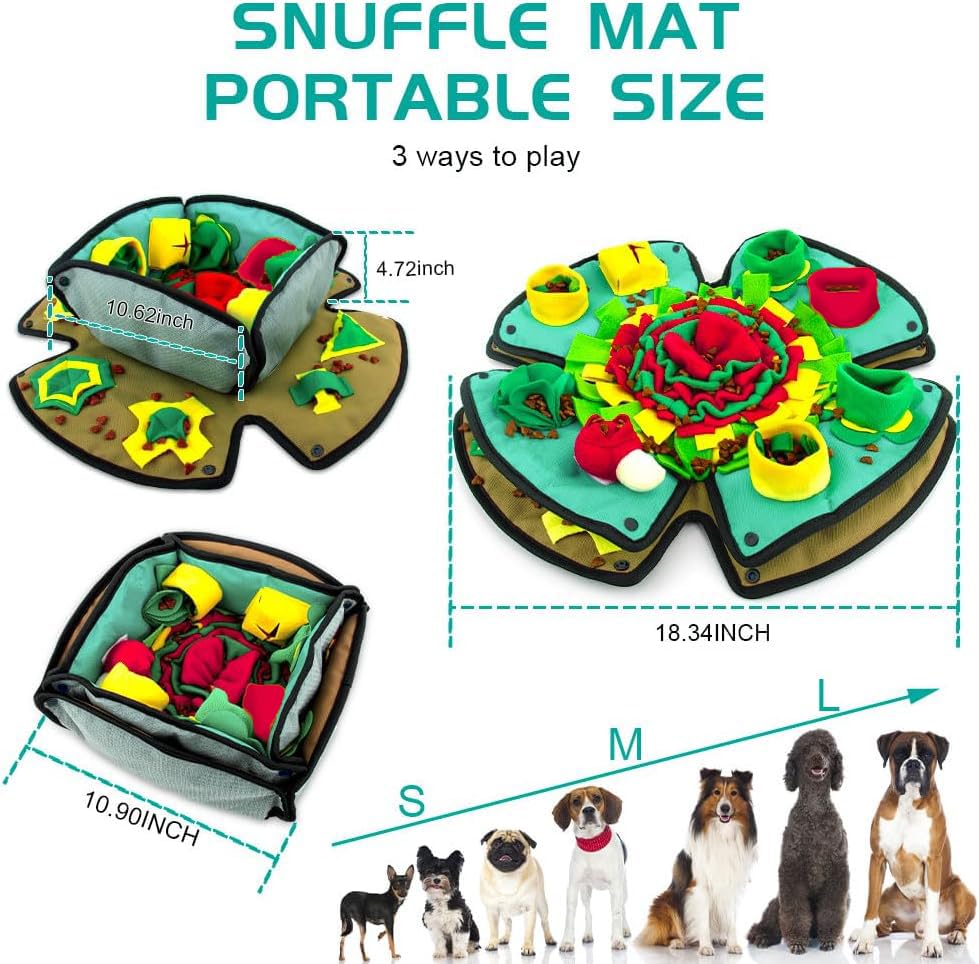 AWOOOF Snuffle Mat made with durable materials for safe, long-lasting use.