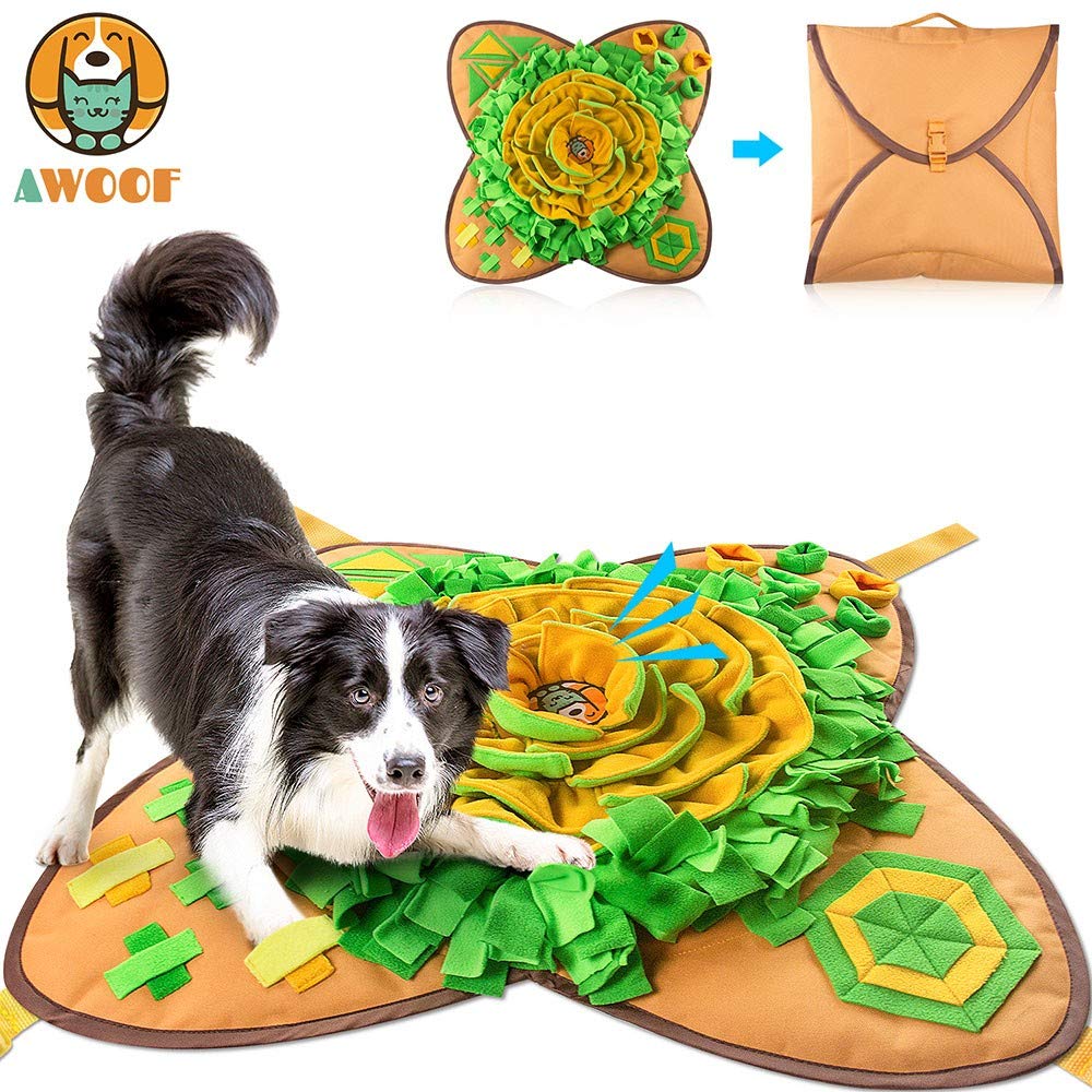 AWOOOF Snuffle Mat easy-clean design supports machine wash or hand washing.